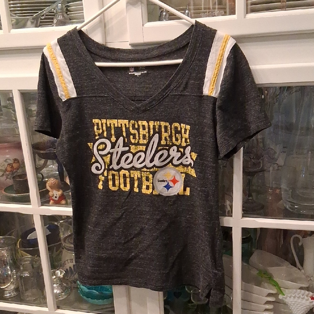 NFL Women's Charcoal Steelers Jersey
